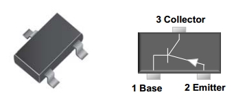 BC807-40, PNP транзистор, 300 мВт